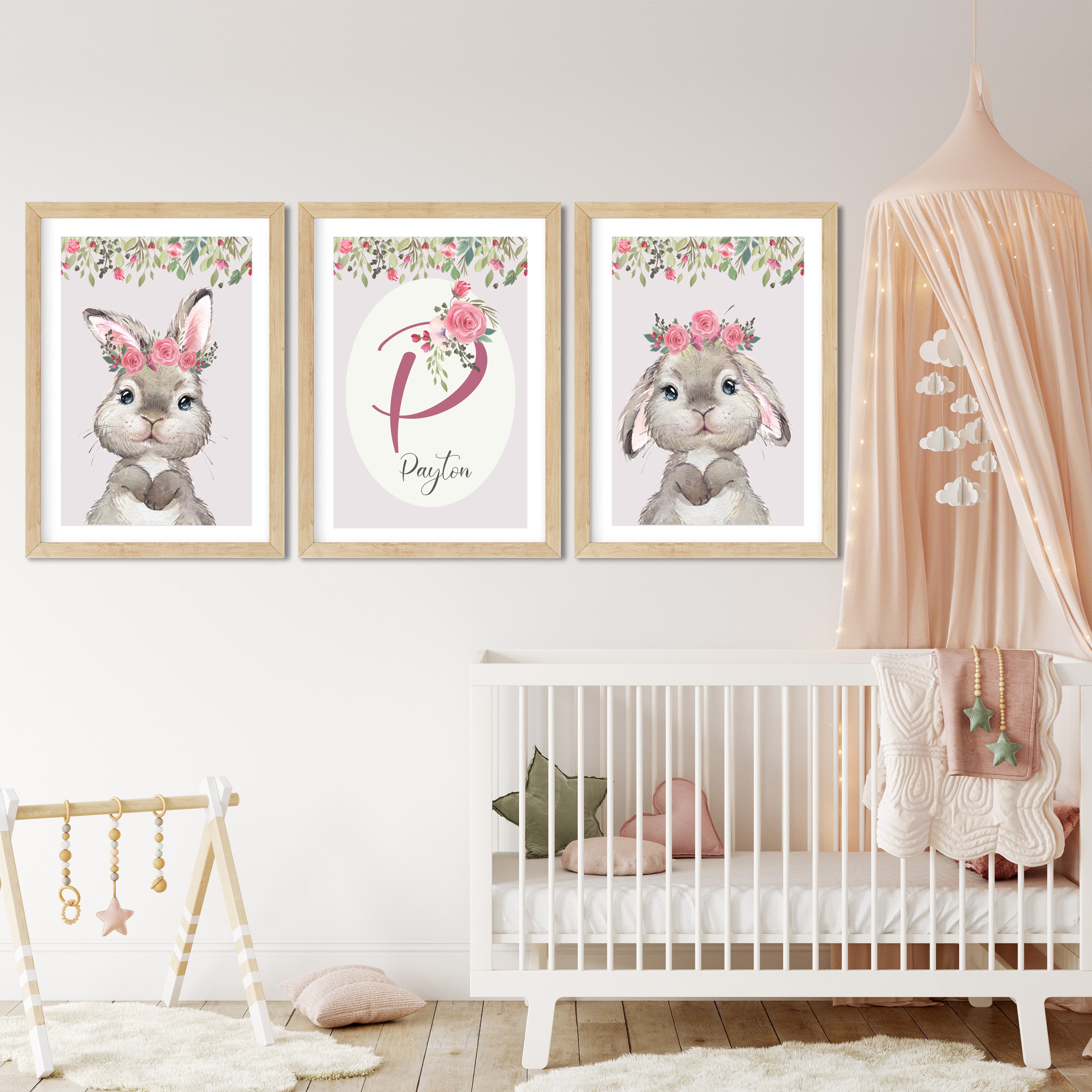 Cute Bunnies (Set of 3 Prints)