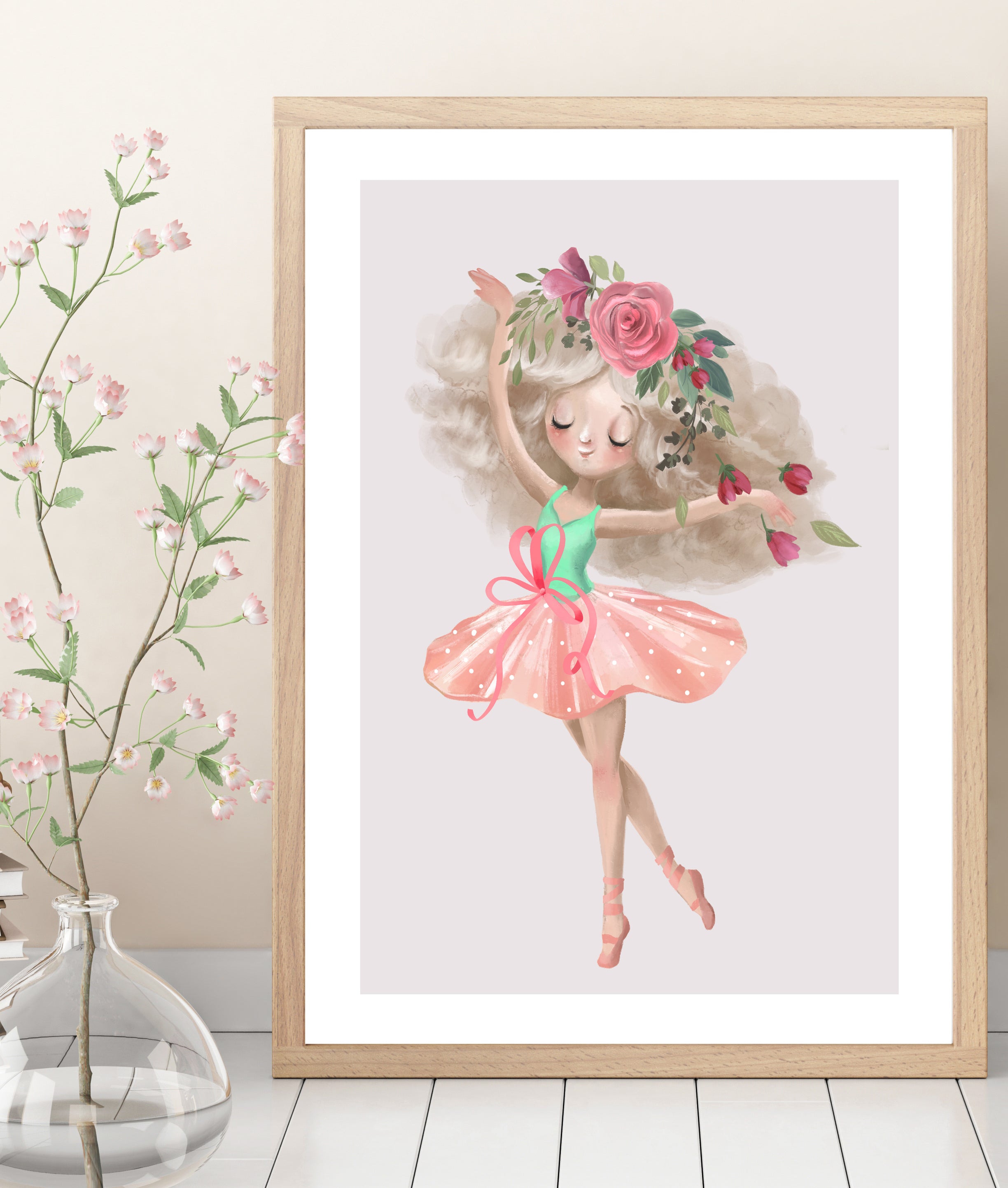 Ballerina and Flamingo (Set of 3 Prints) – ArgsRepublic