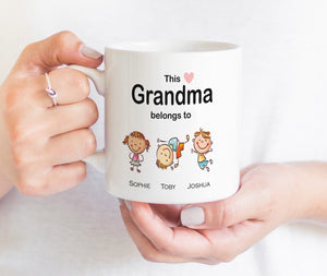 Personalised GRANDMA / NANNA Mug