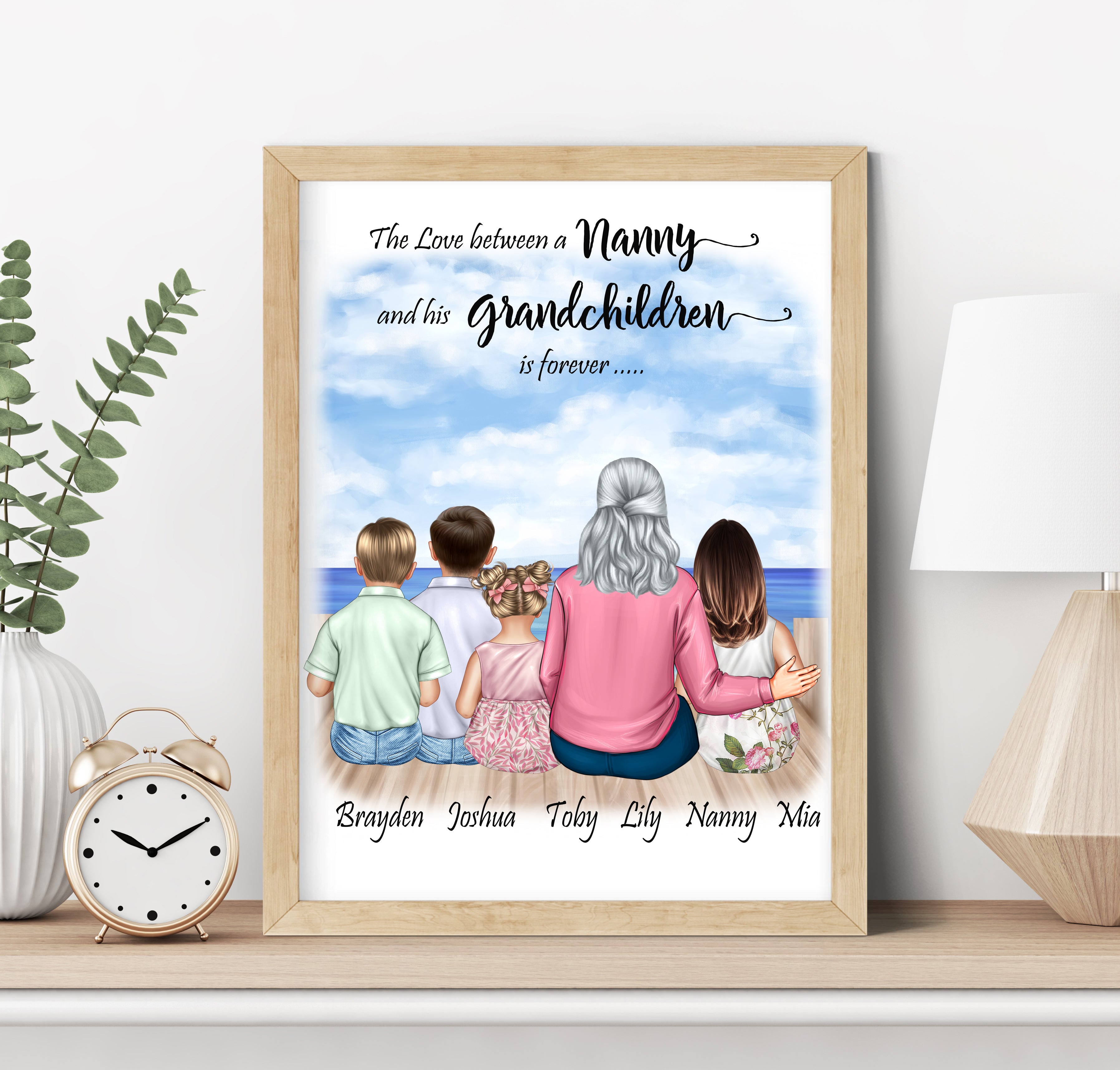 Personalised NANNY/ GRANDMA Prints