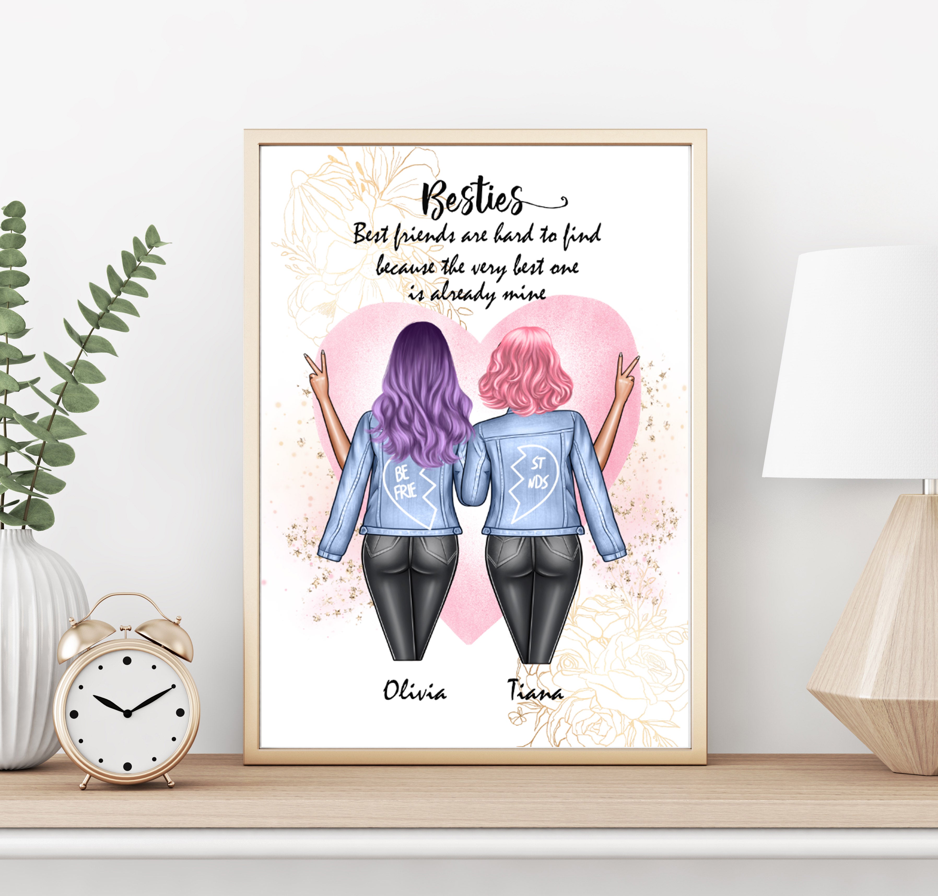 Personalised BESTIES Prints