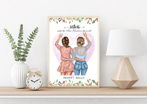 Personalised SISTERS Prints