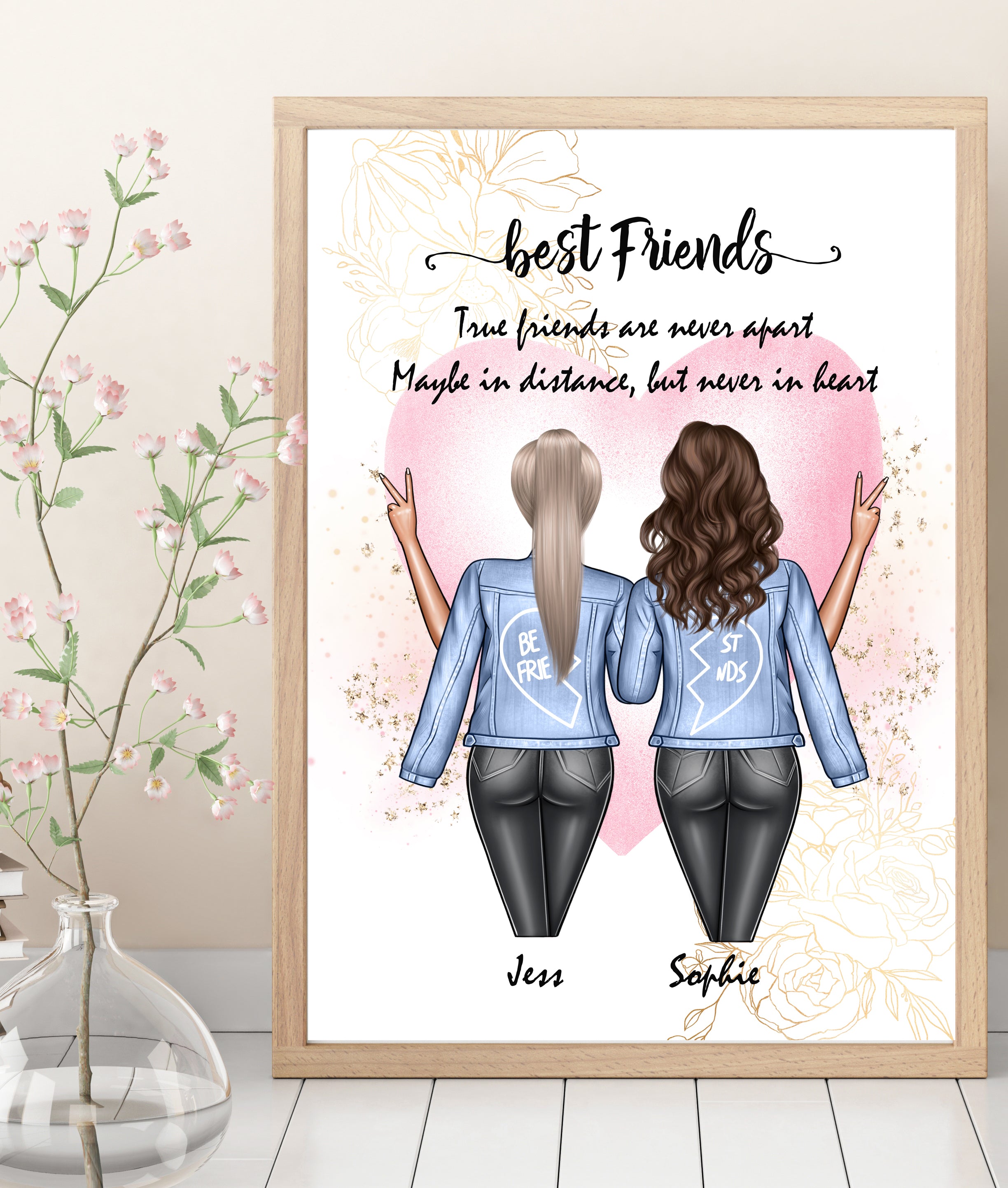 Personalised BESTIES Prints