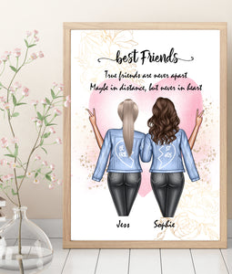 Personalised BESTIES Prints